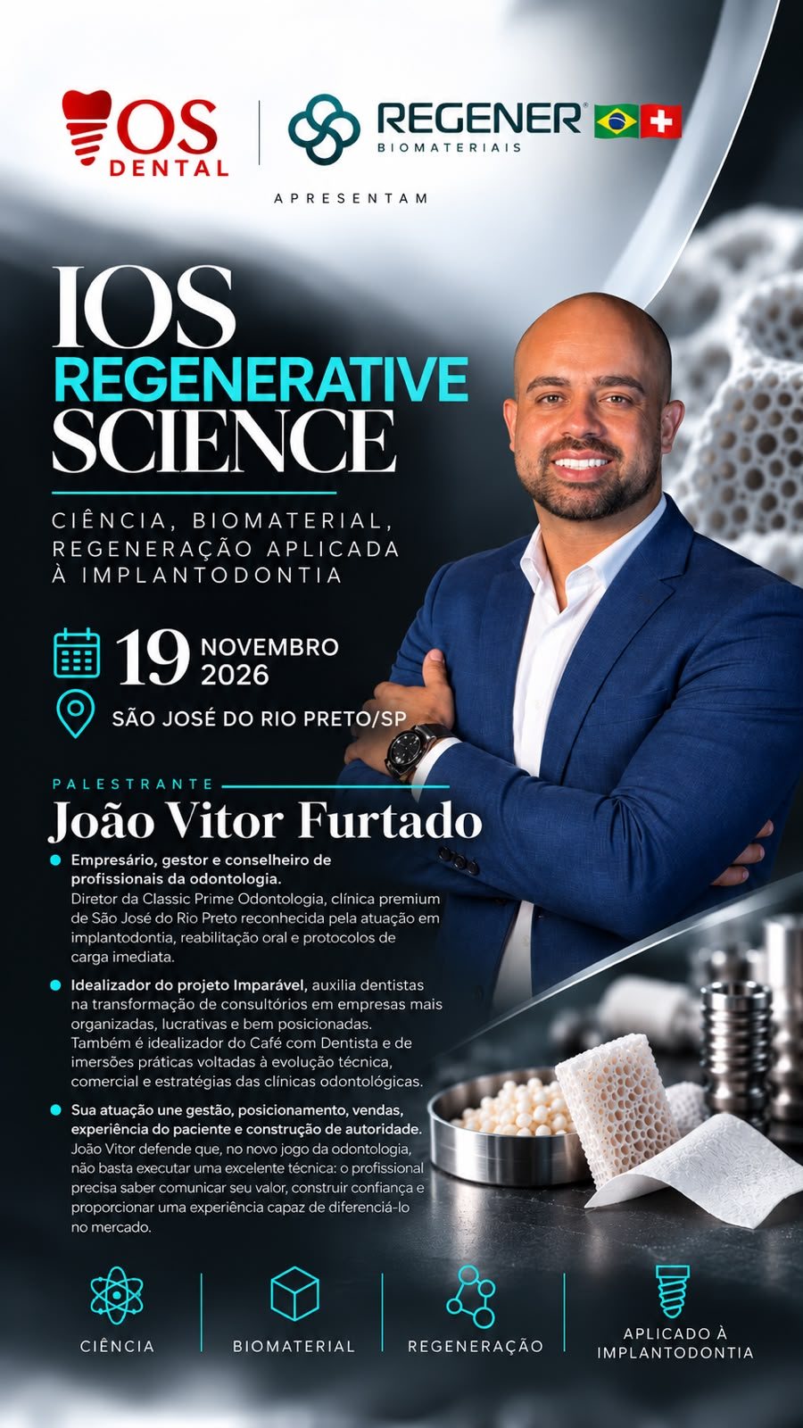 Palestrante João Vitor Furtado — IOS Regenerative Science